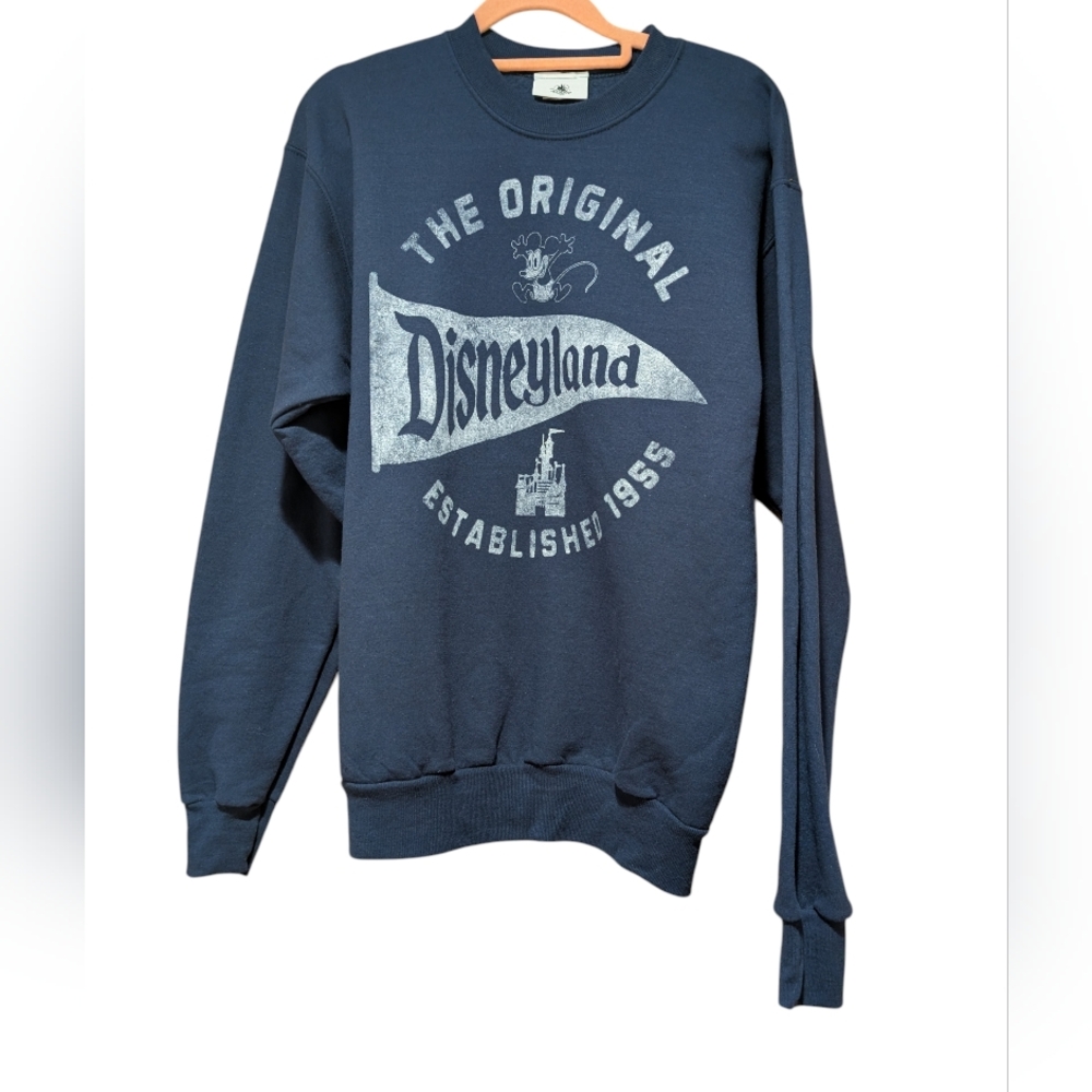 NWT Disney Parks Official Merch Disneyland Sweatshirt original Disney Sz S